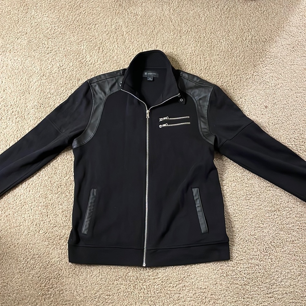 Black Large International Concepts Jacket